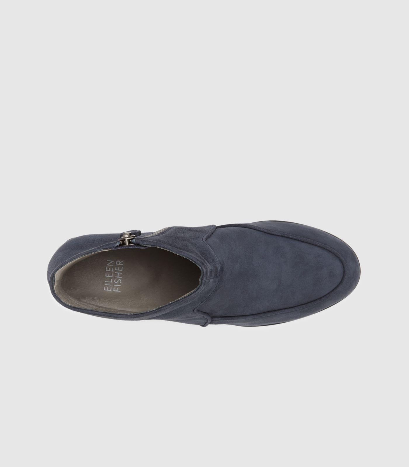 eileen fisher harper suede bootie