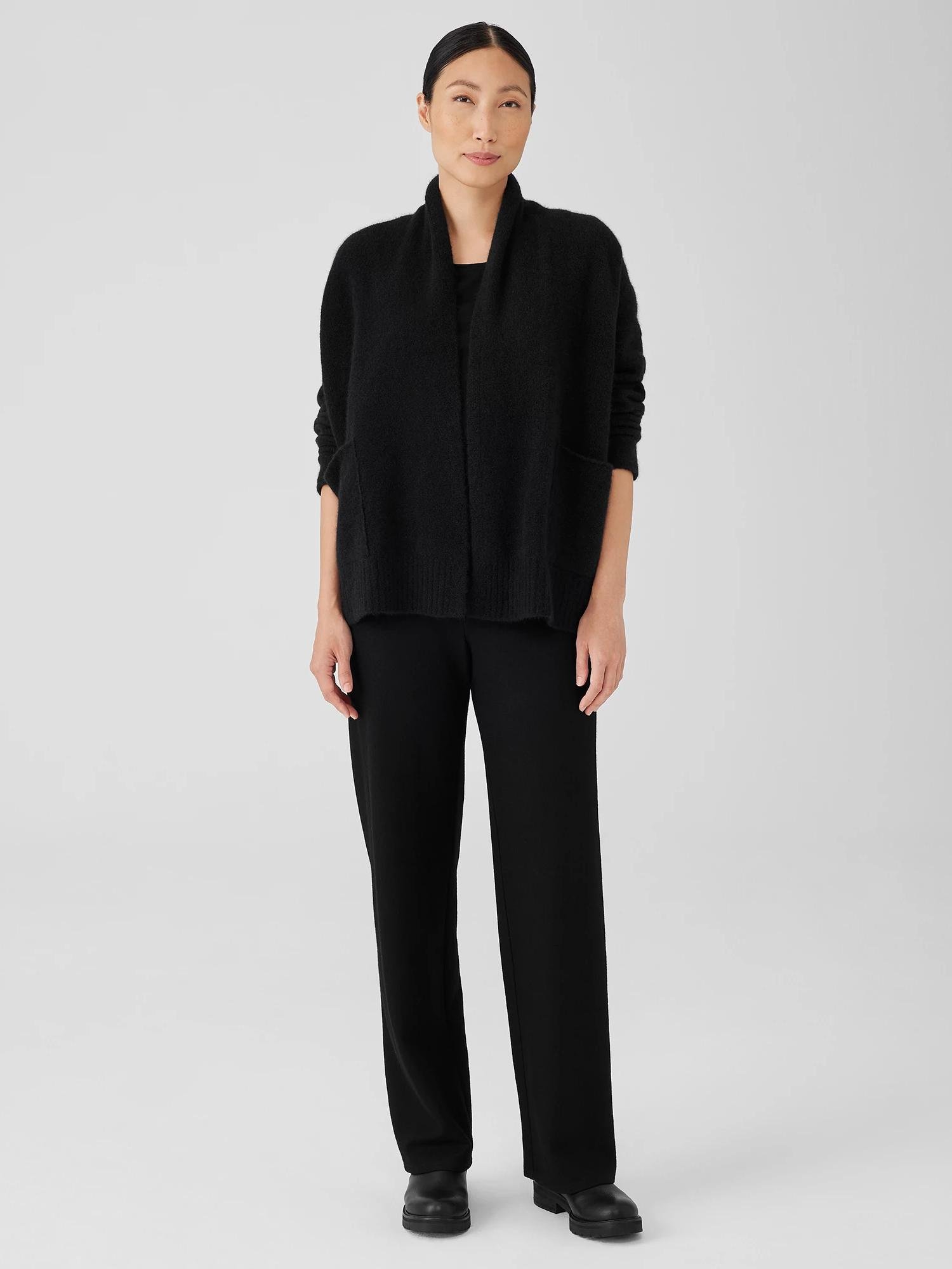 Eileen fisher sale shawl collar cardigan