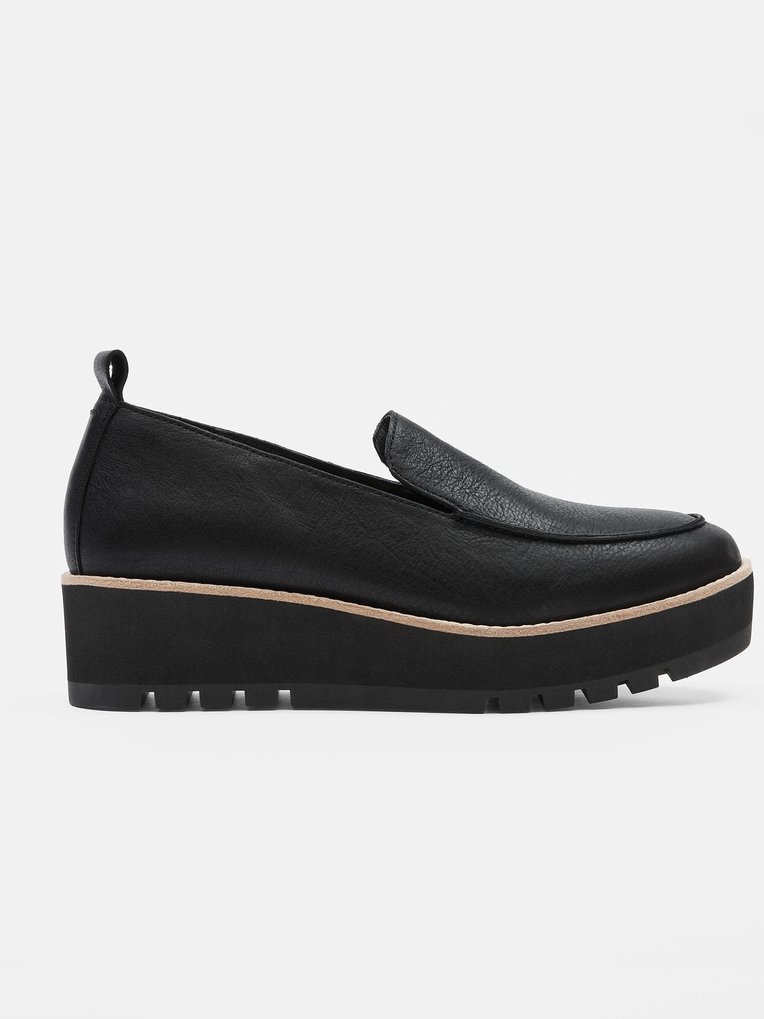 womens loafer wedge