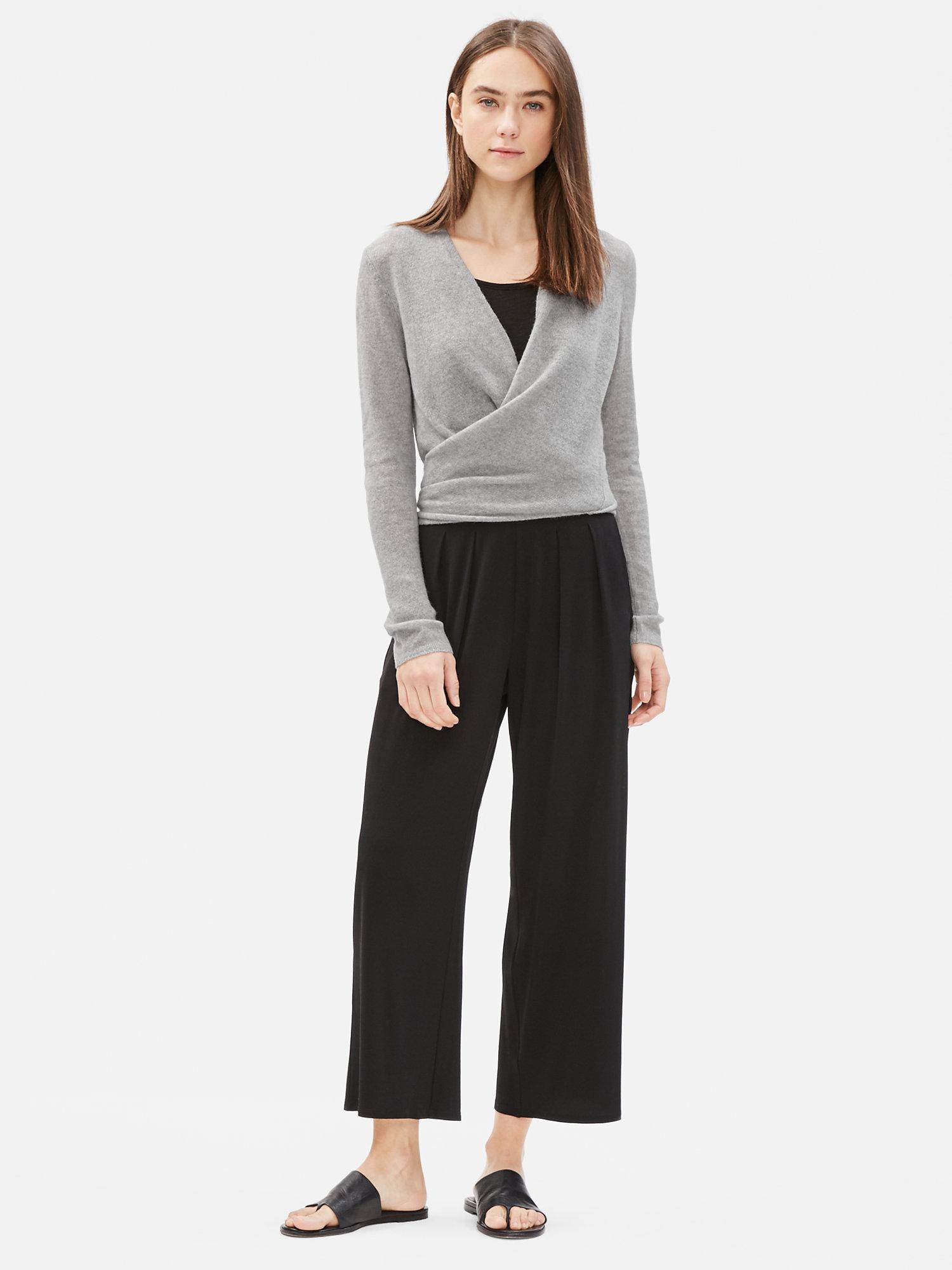 eileen fisher wrap sweater