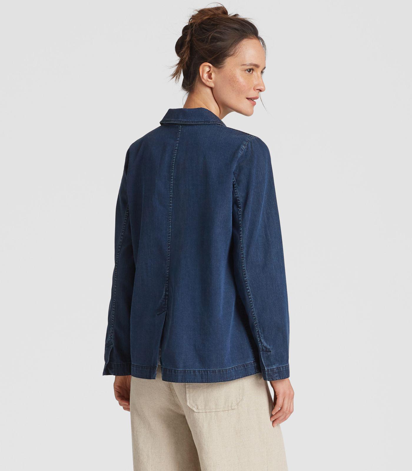 eileen fisher denim jacket