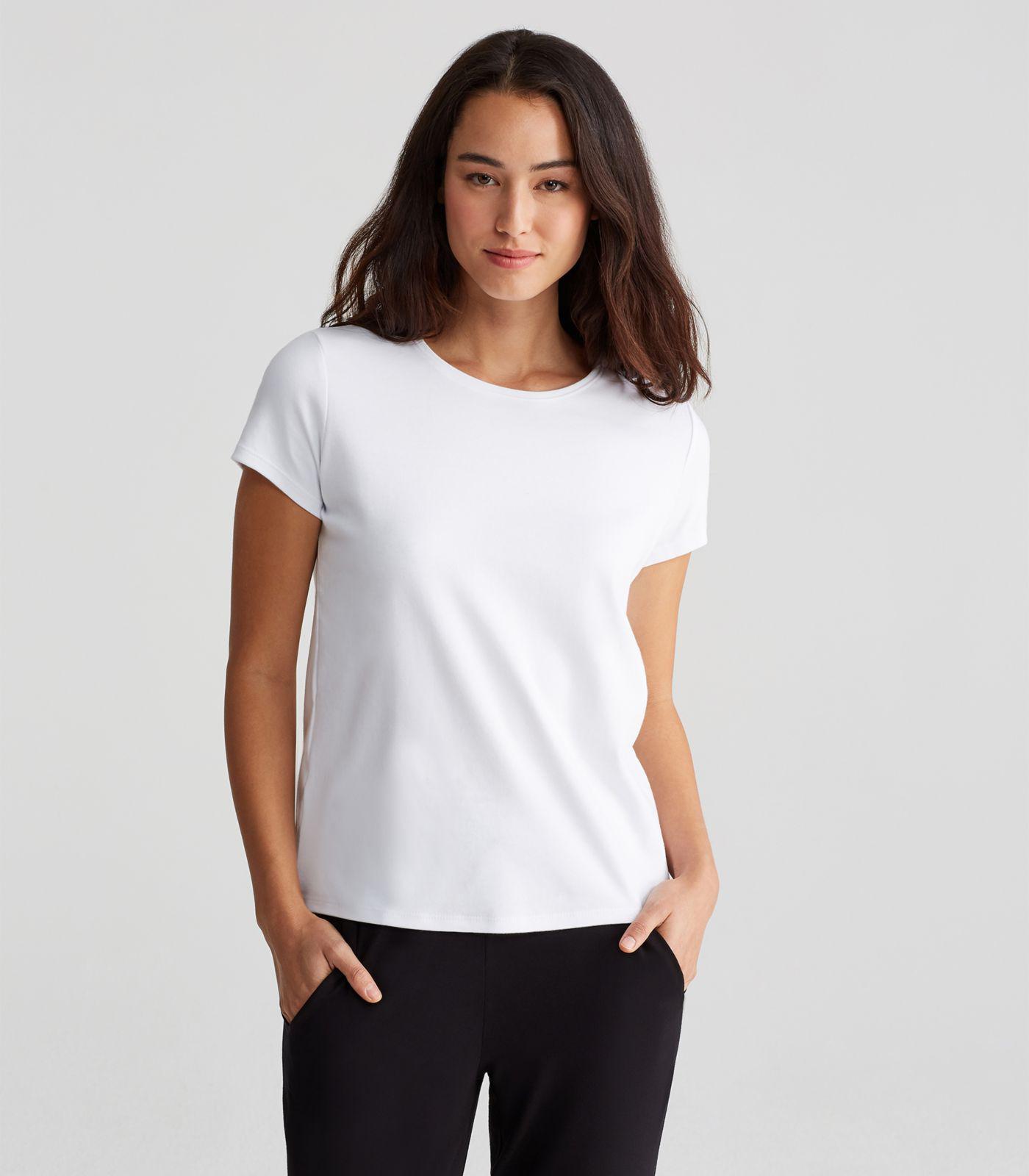 eileen fisher white t shirt