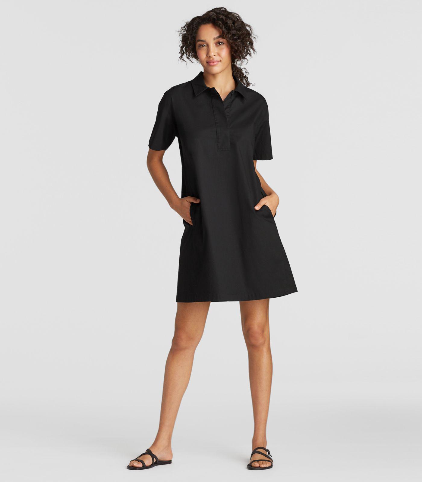 eileen fisher organic cotton t shirt dress