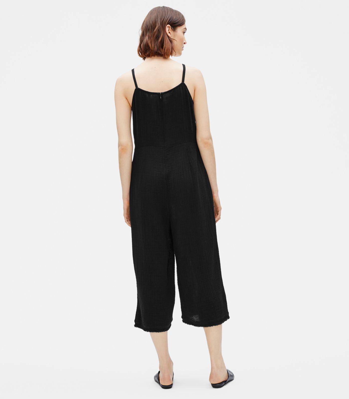 cotton gauze jumpsuit