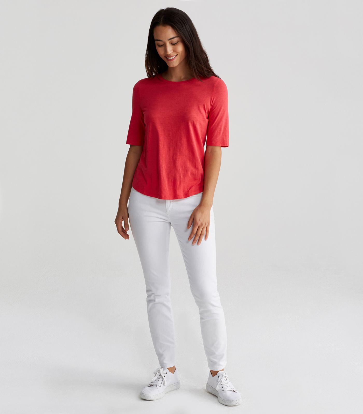 eileen fisher elbow sleeve tee
