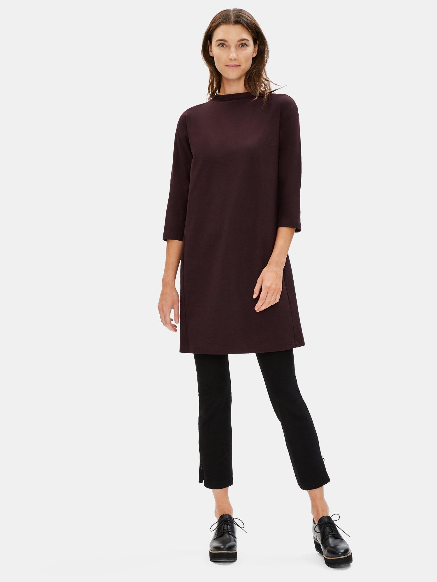 eileen fisher funnel neck