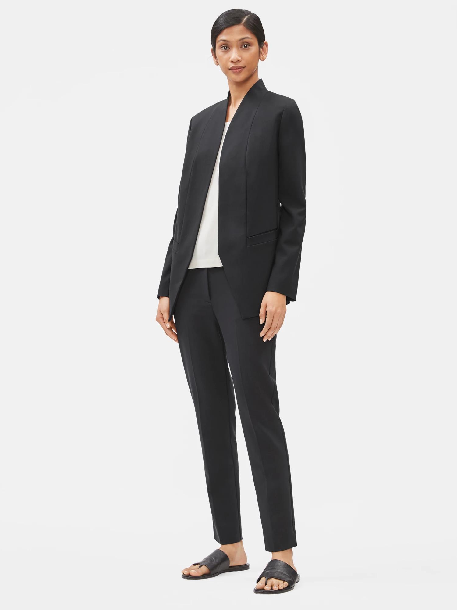 Eileen fisher stretch hot sale crepe jacket