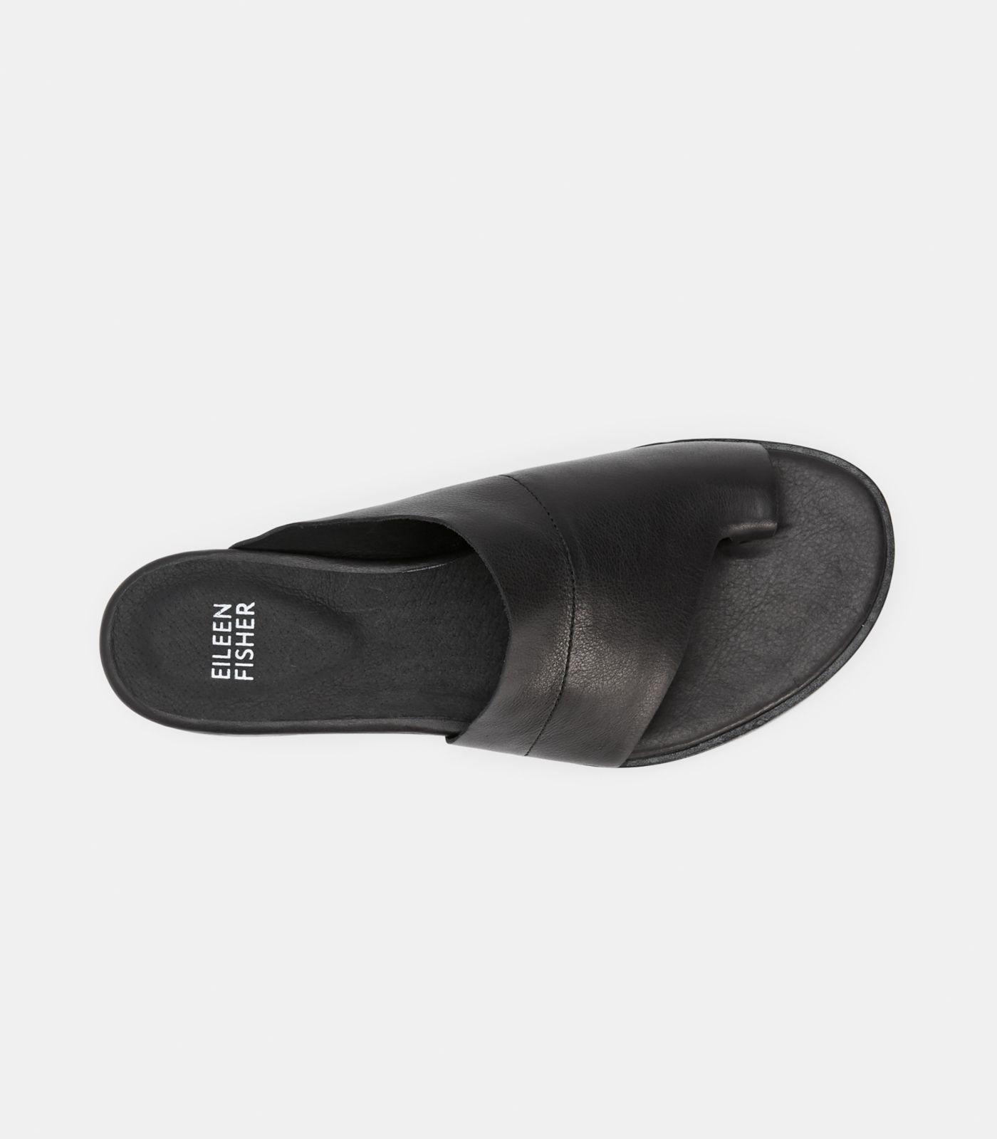 eileen fisher ty washed leather slide
