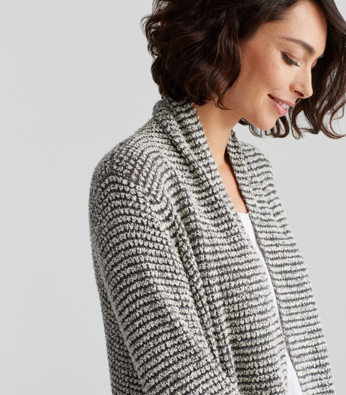 eileen fisher boucle cardigan