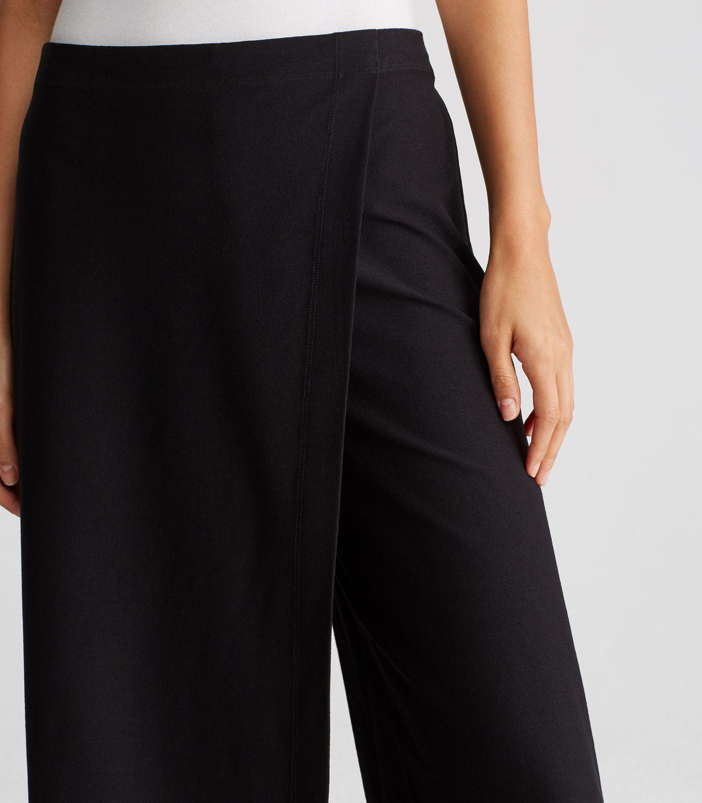 eileen fisher washable stretch crepe cropped pants