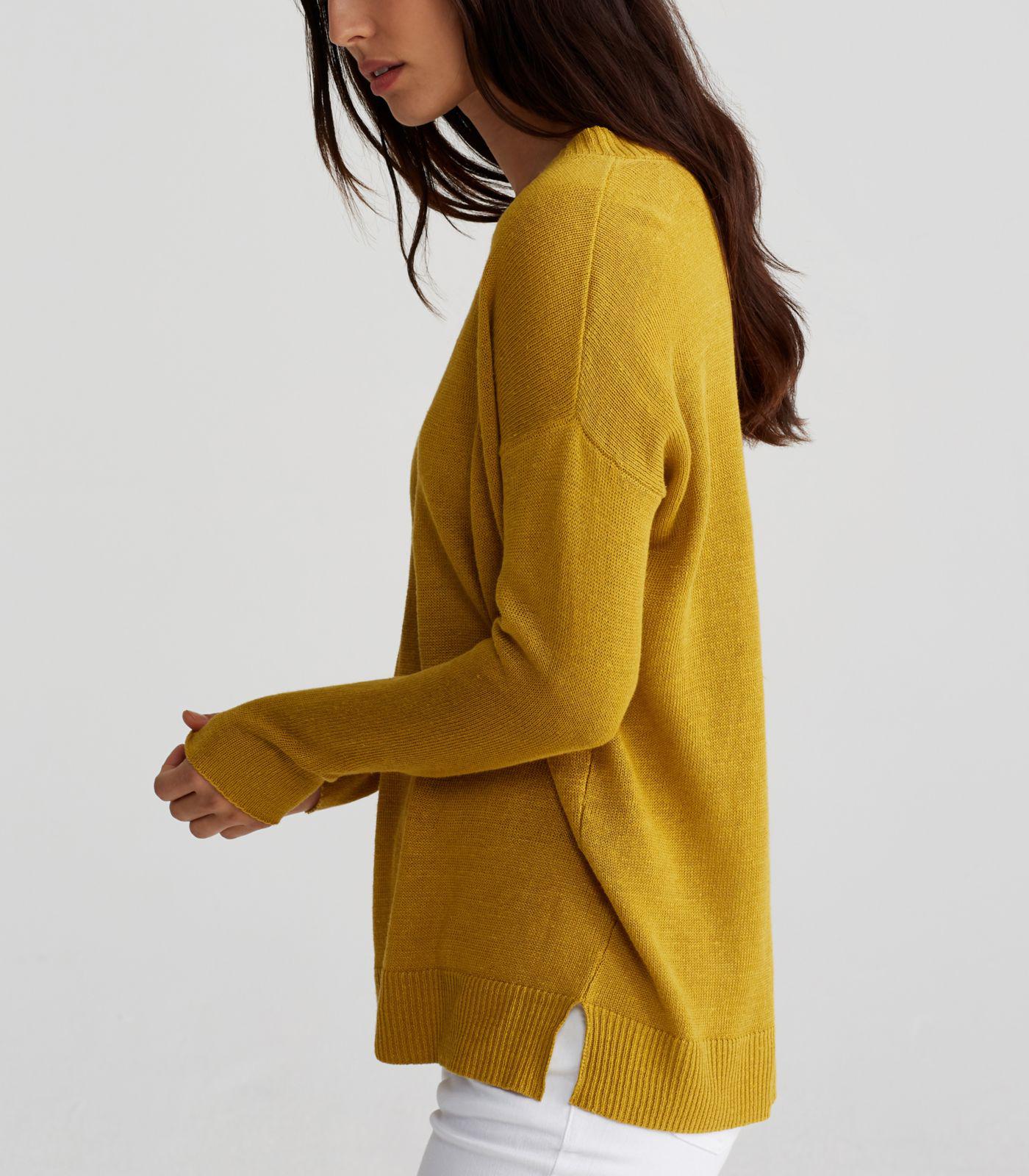 eileen fisher yellow sweater