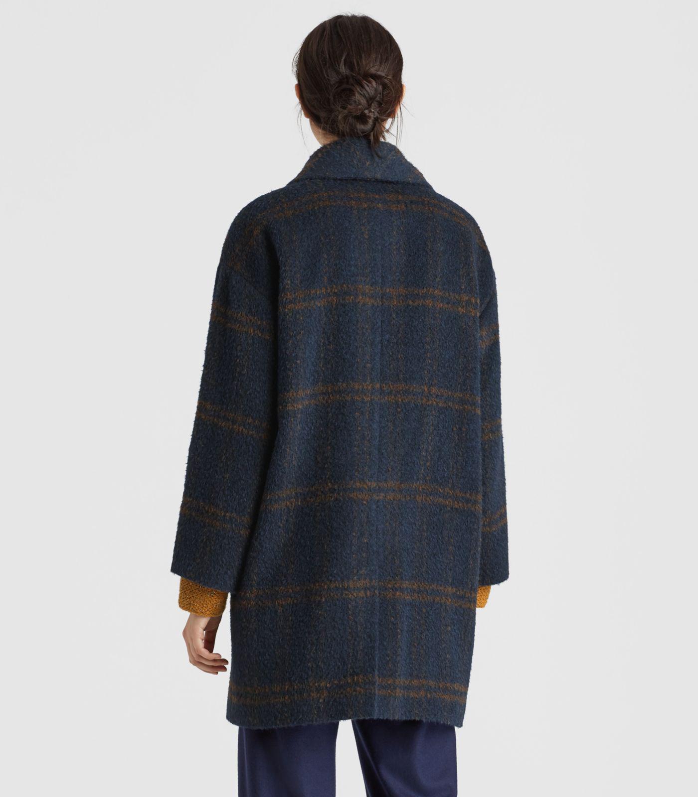 eileen fisher alpaca plaid coat