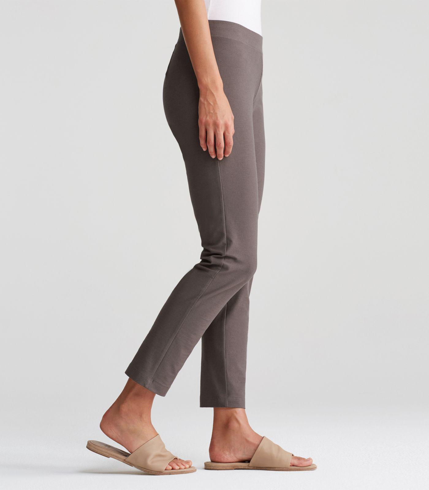 stretch crepe slim ankle pants eileen fisher