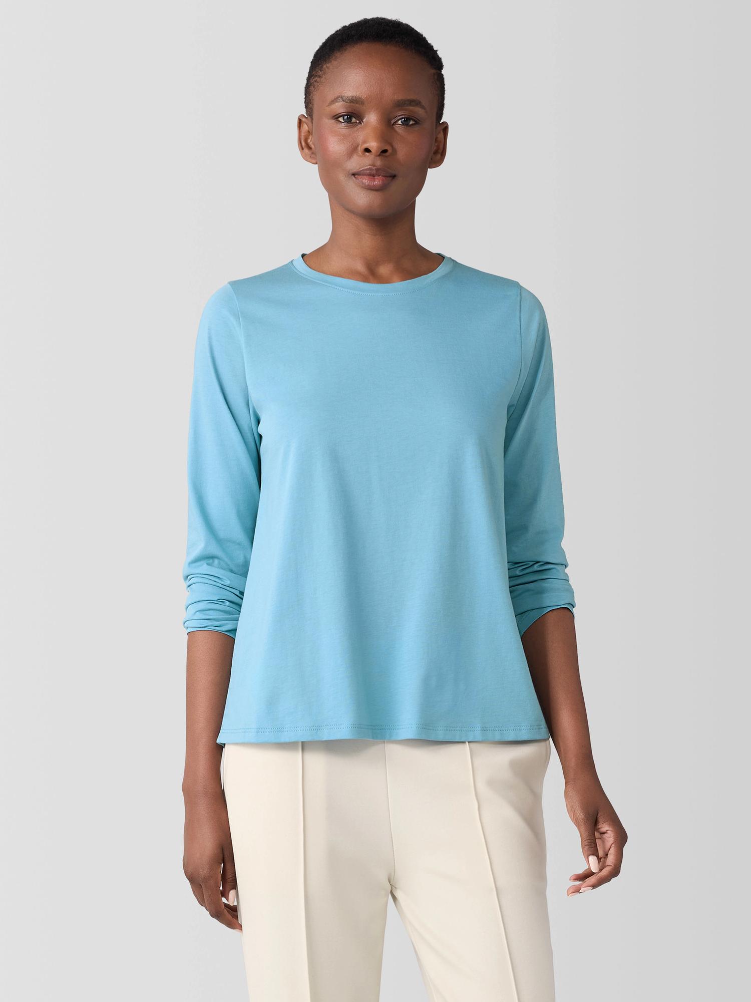 eileen fisher white tee