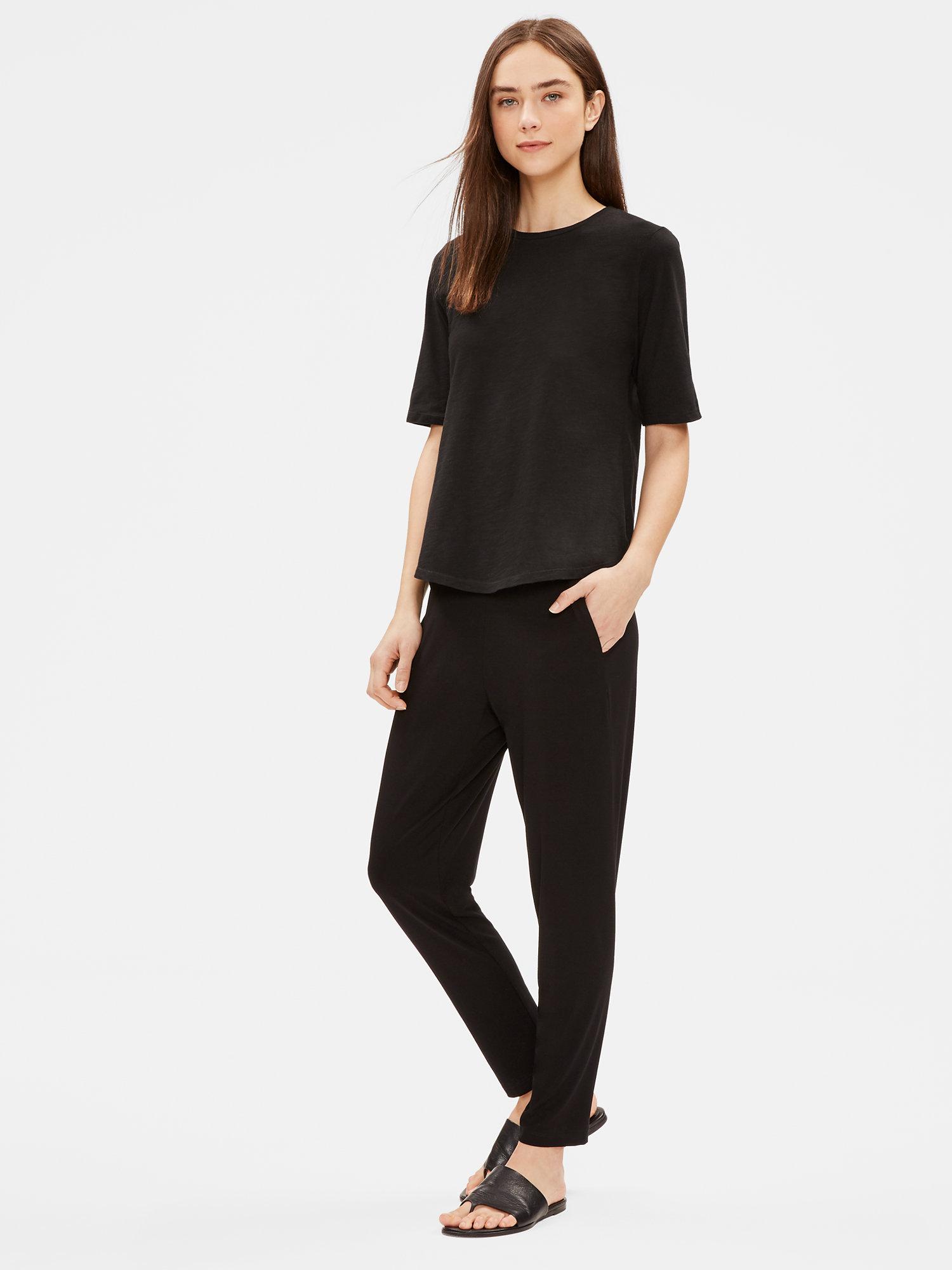 eileen fisher elbow sleeve tee