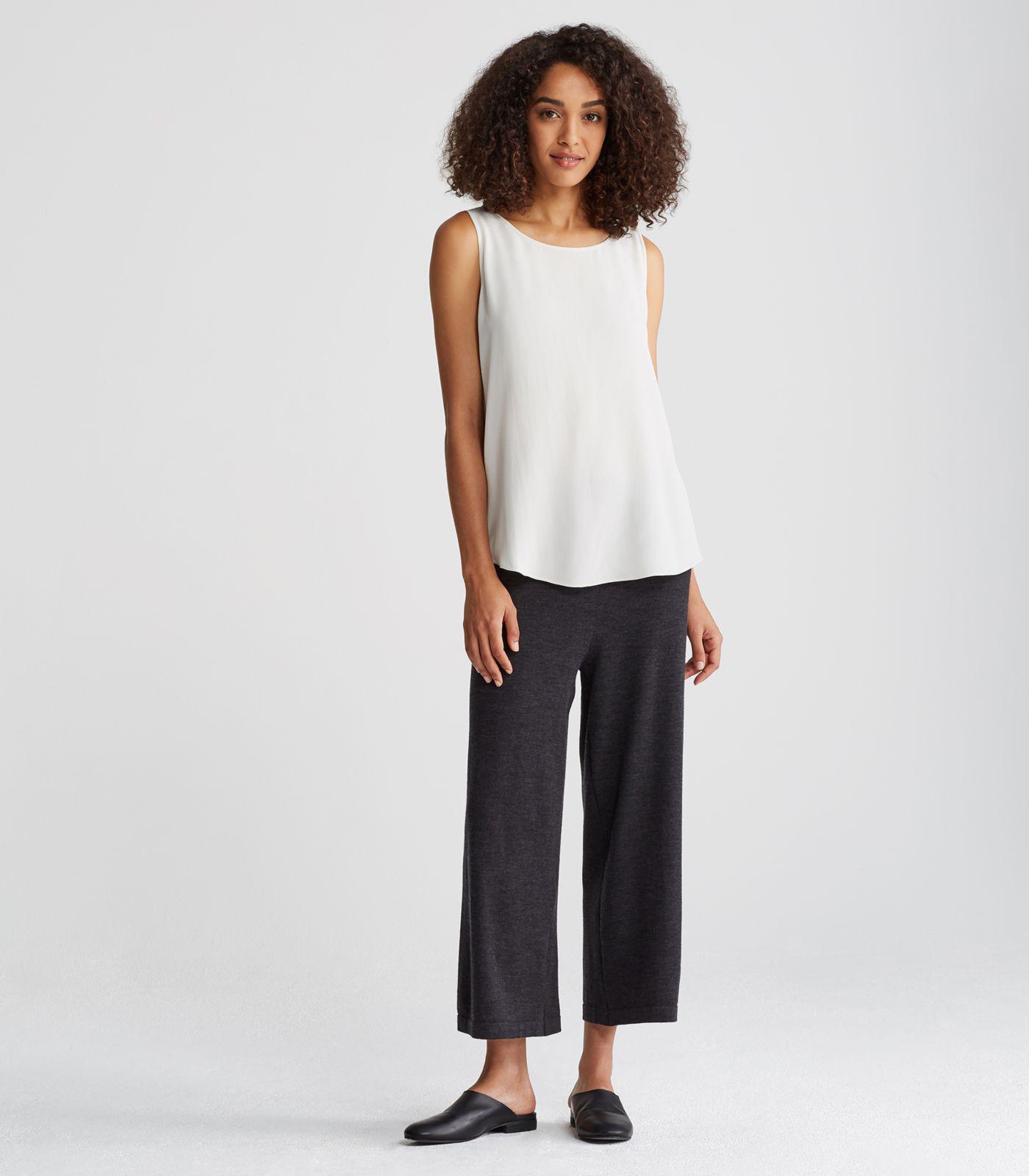 eileen fisher silk shell