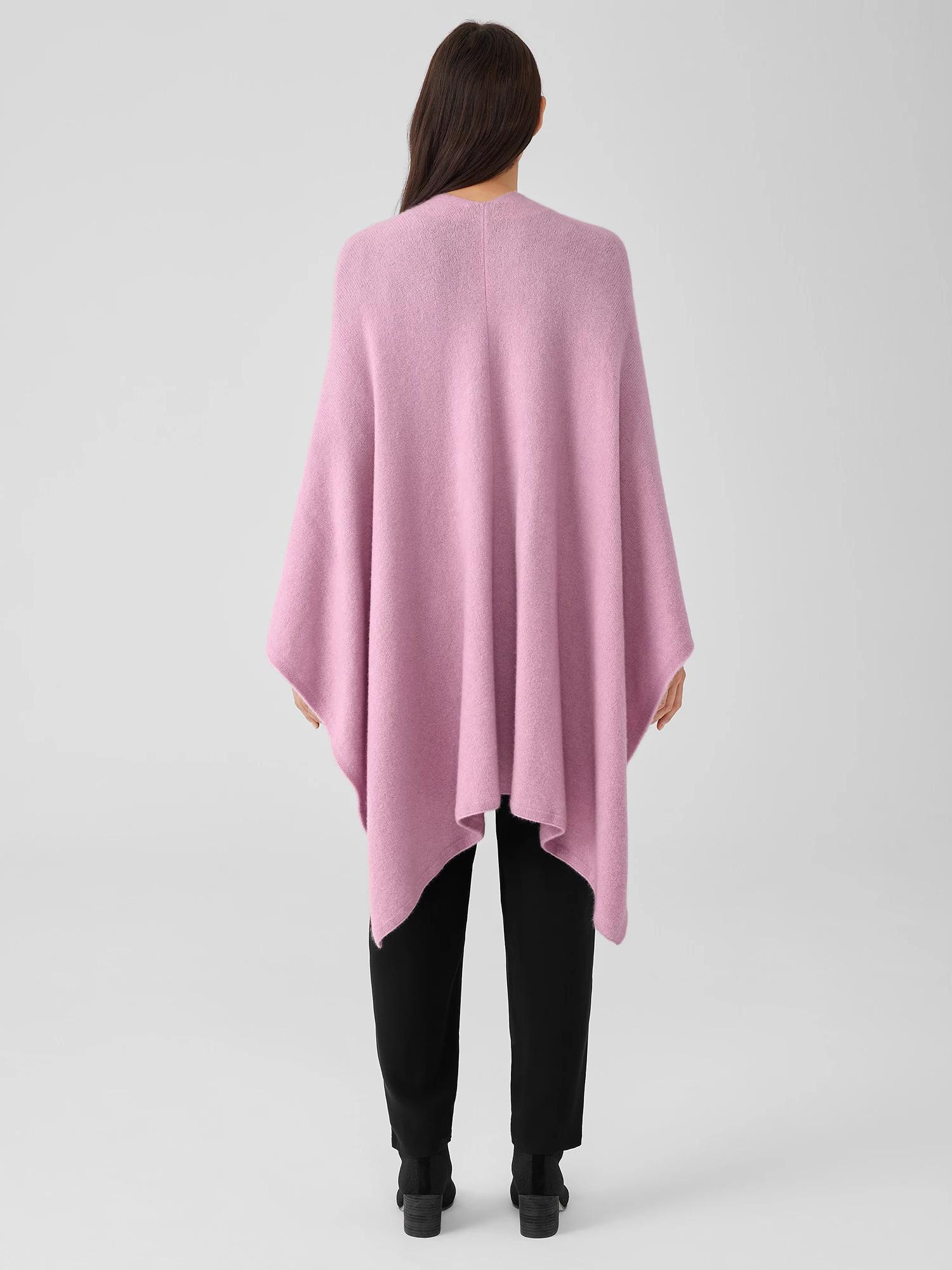 Eileen fisher cashmere poncho hot sale