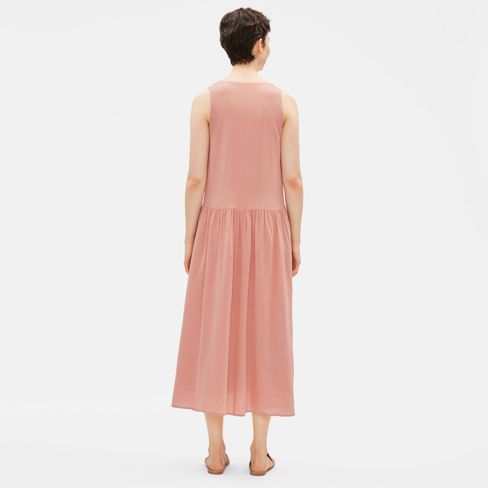 eileen fisher crepe dress