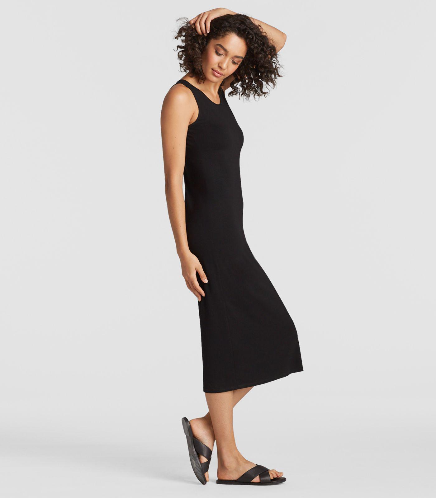 Eileen fisher system viscose jersey tank dress Clearance