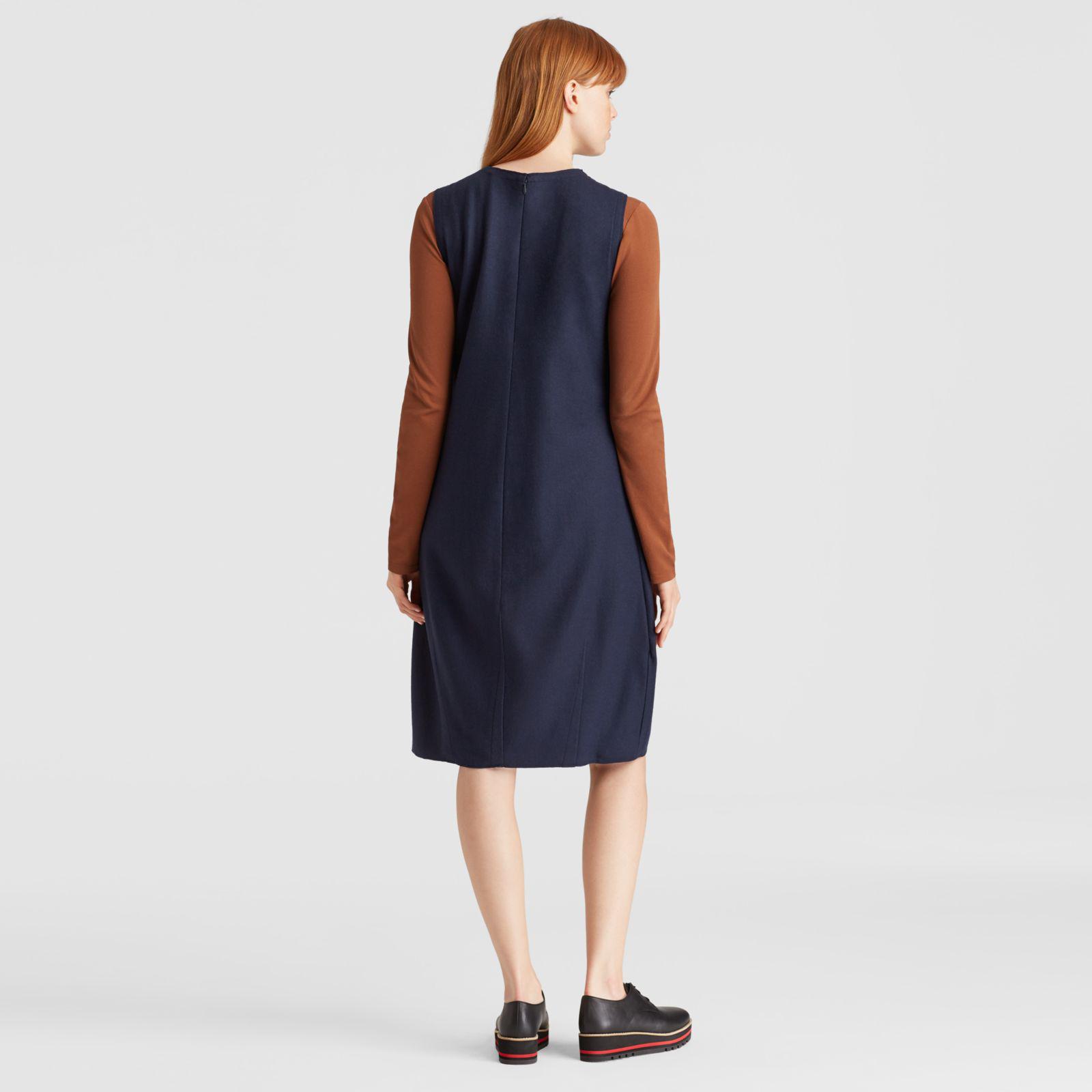 Eileen fisher boiled wool lantern dress Outlet