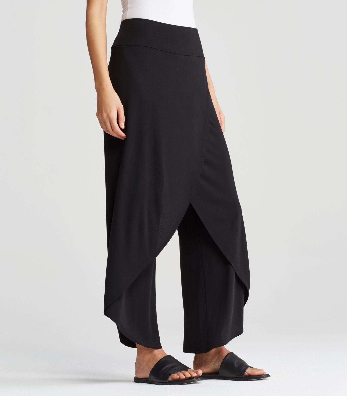eileen fisher faux wrap pants
