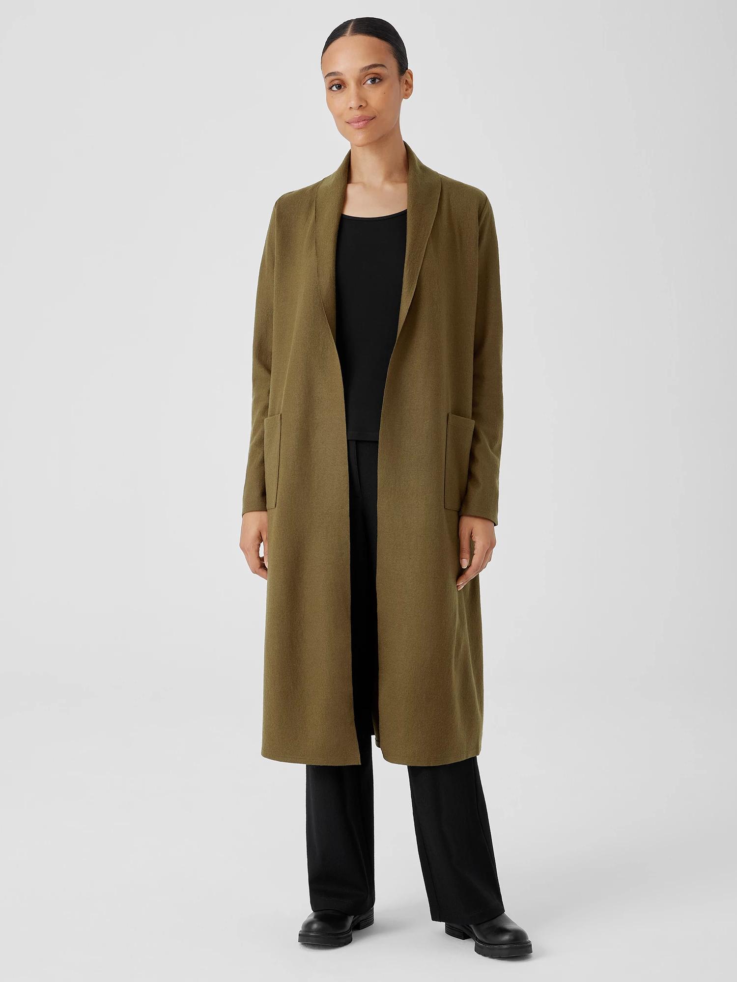 Tahari boiled wool coat deals