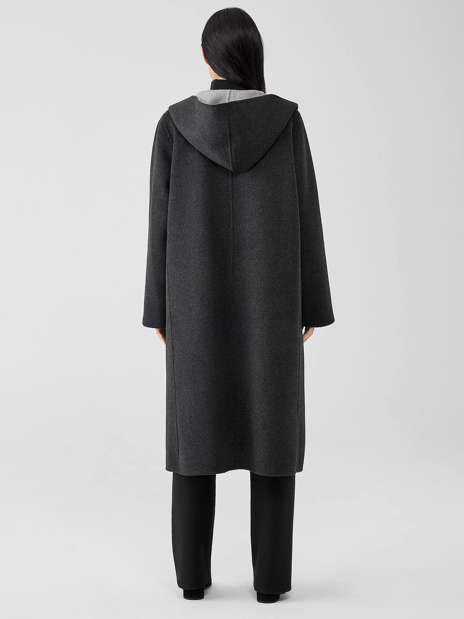 eileen fisher double face wool coat