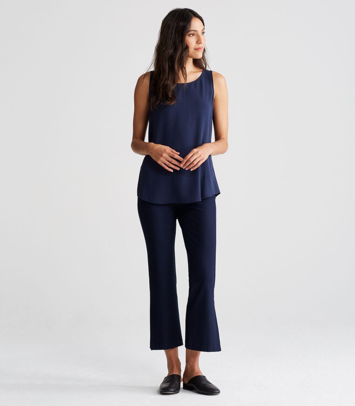 eileen fisher flare ankle pants