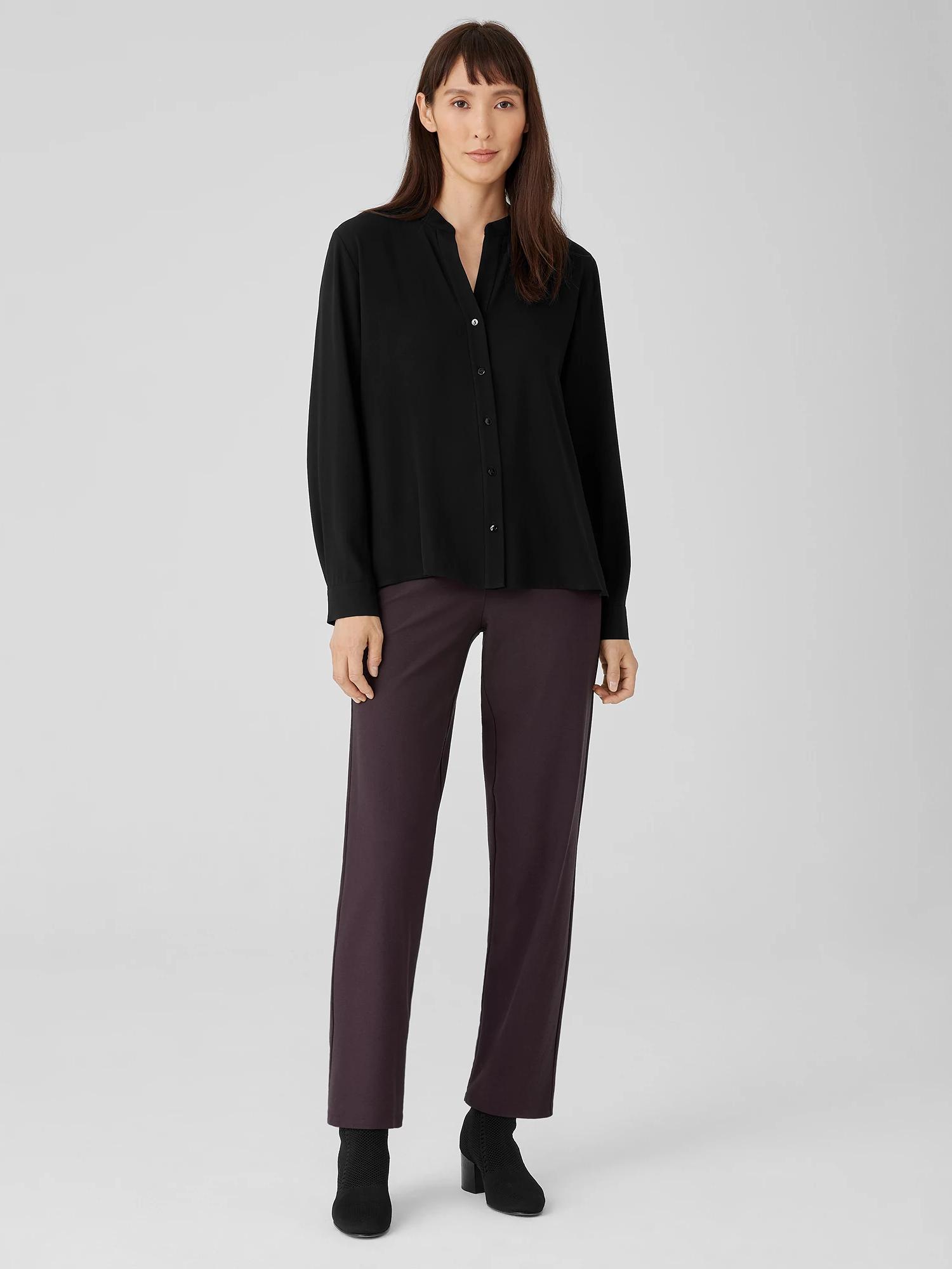 Eileen fisher washable top crepe pants sale