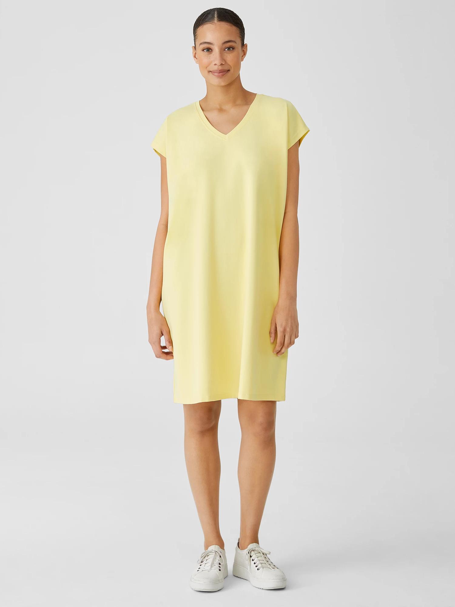 Eileen fisher yellow dress best sale