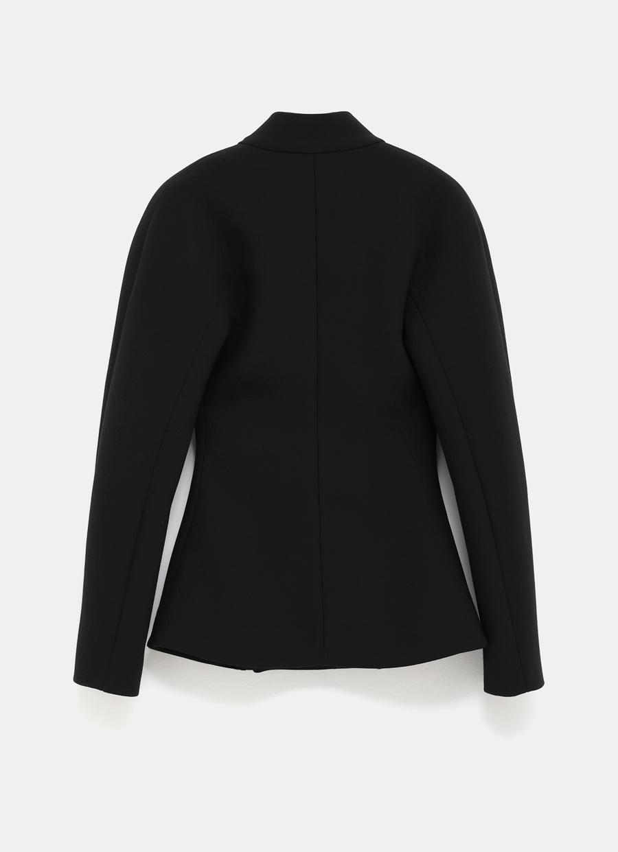 Alaïa Wool Cinched Jacket in Black Lyst