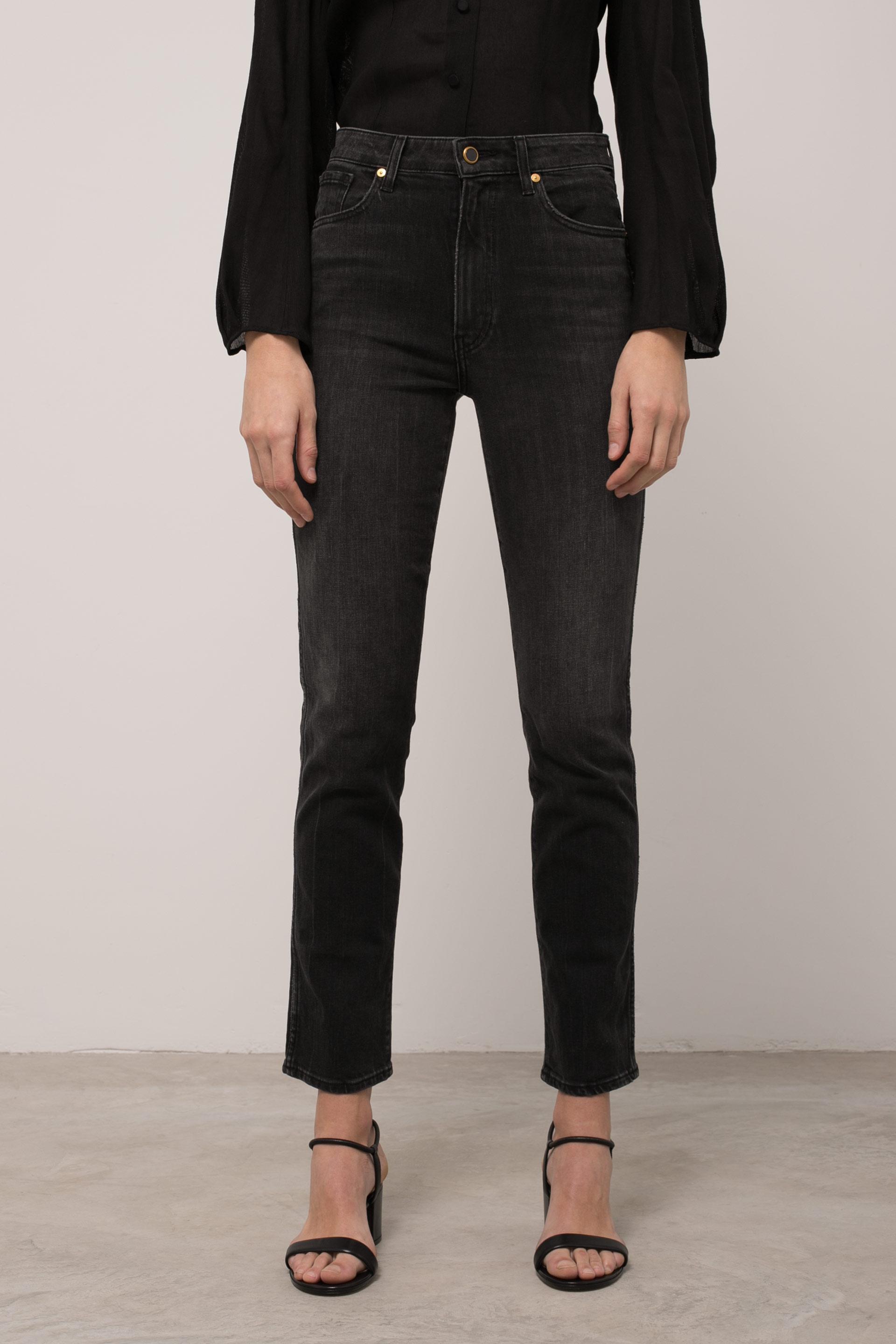 Khaite Denim Victoria Jeans in Black | Lyst