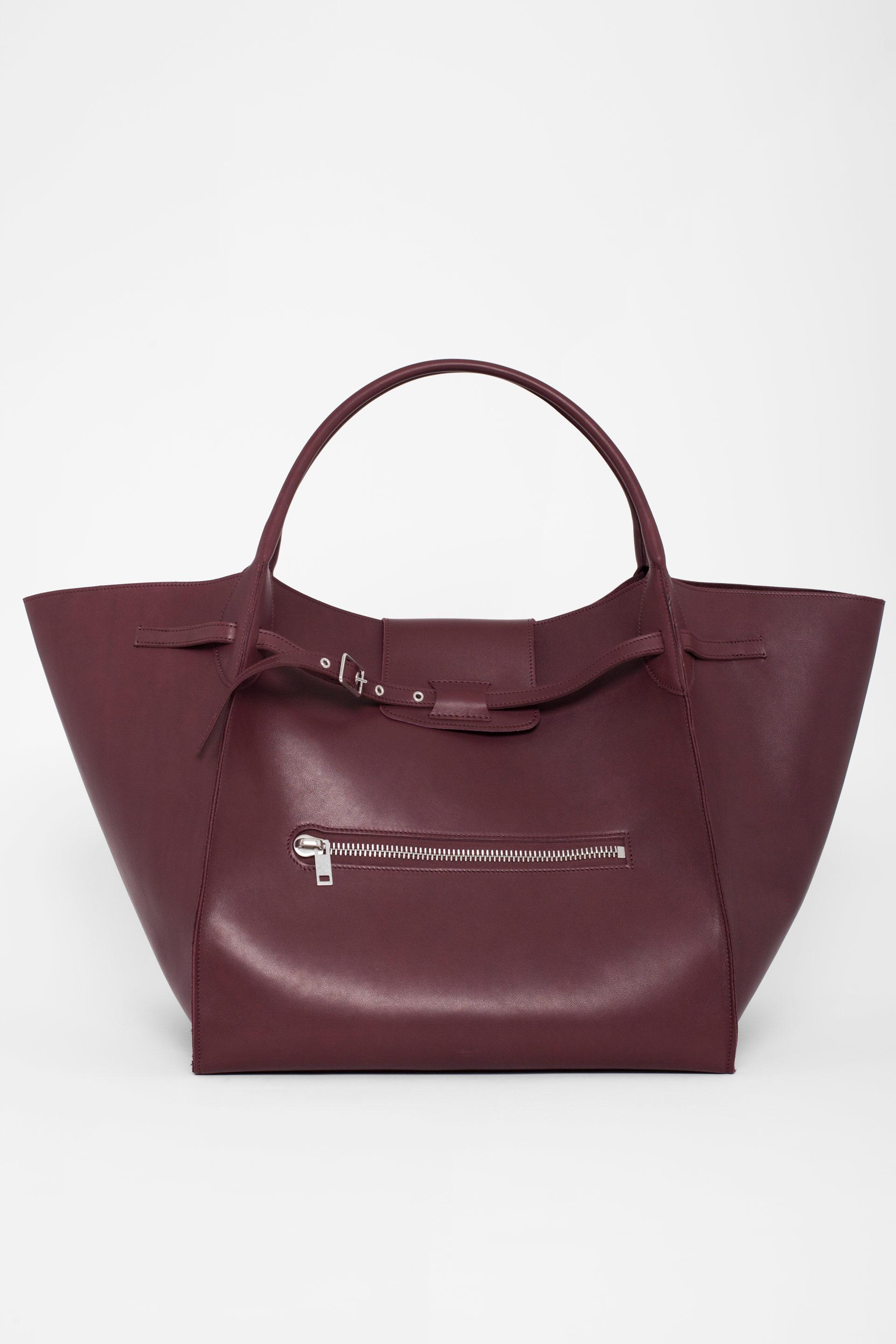 Celine small big online bag burgundy