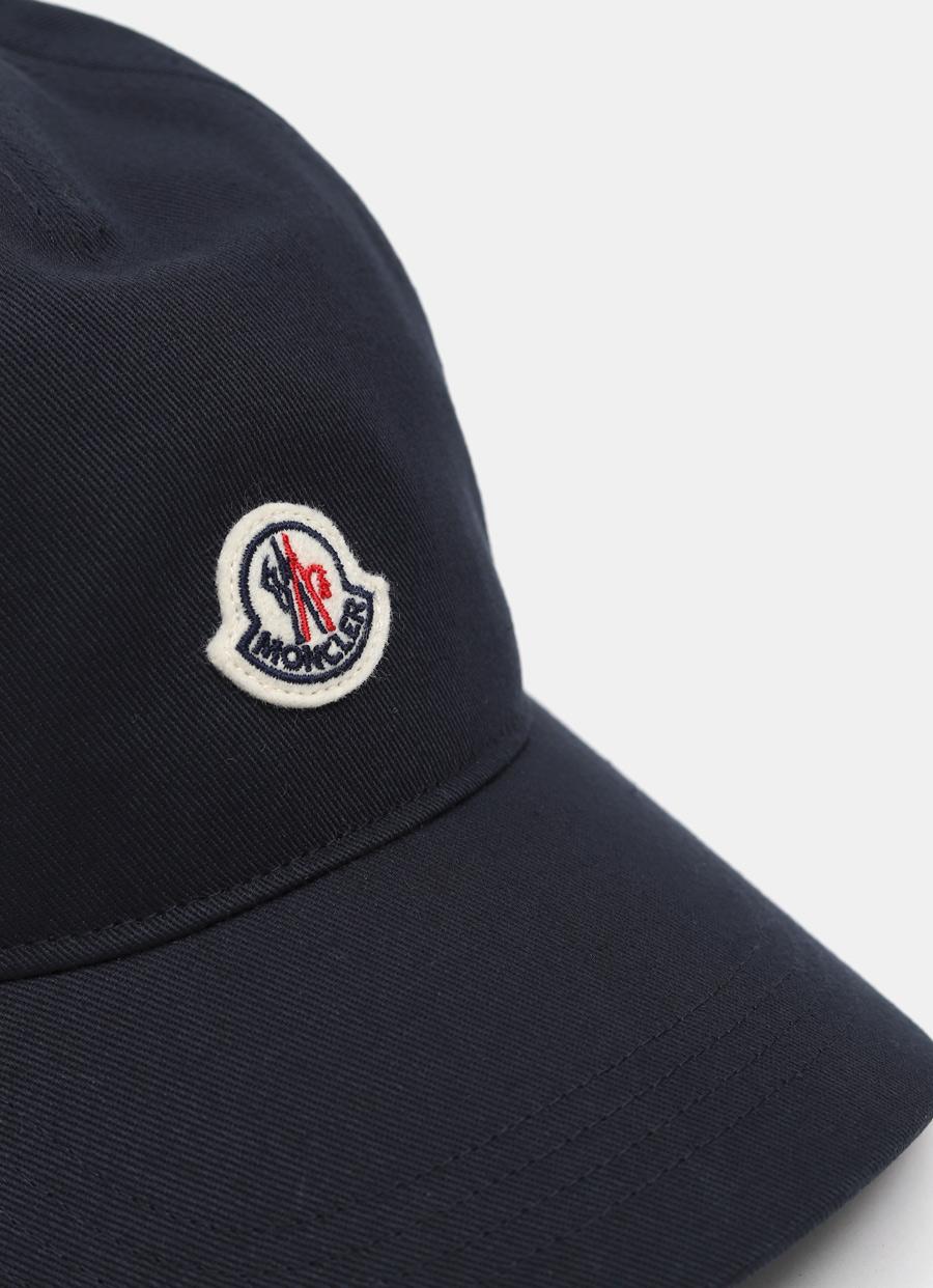 Moncler Logo Baseball Cap in Blue | Lyst