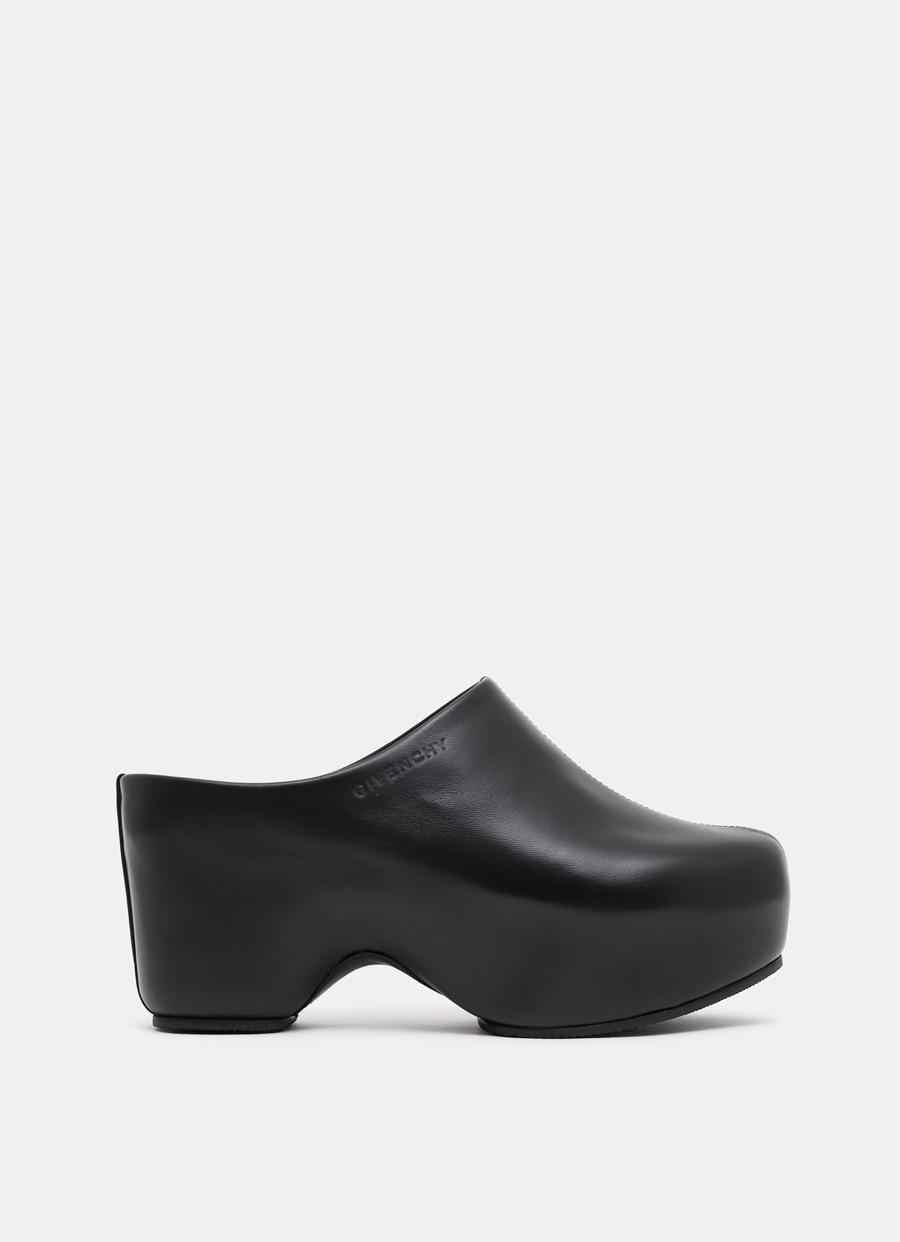 Givenchy G Clog In Leather in Black | Lyst