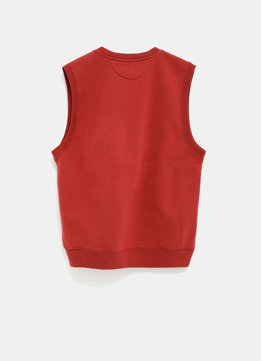 Stussy Stock Fleece Vest in Red for Men | Lyst Canada