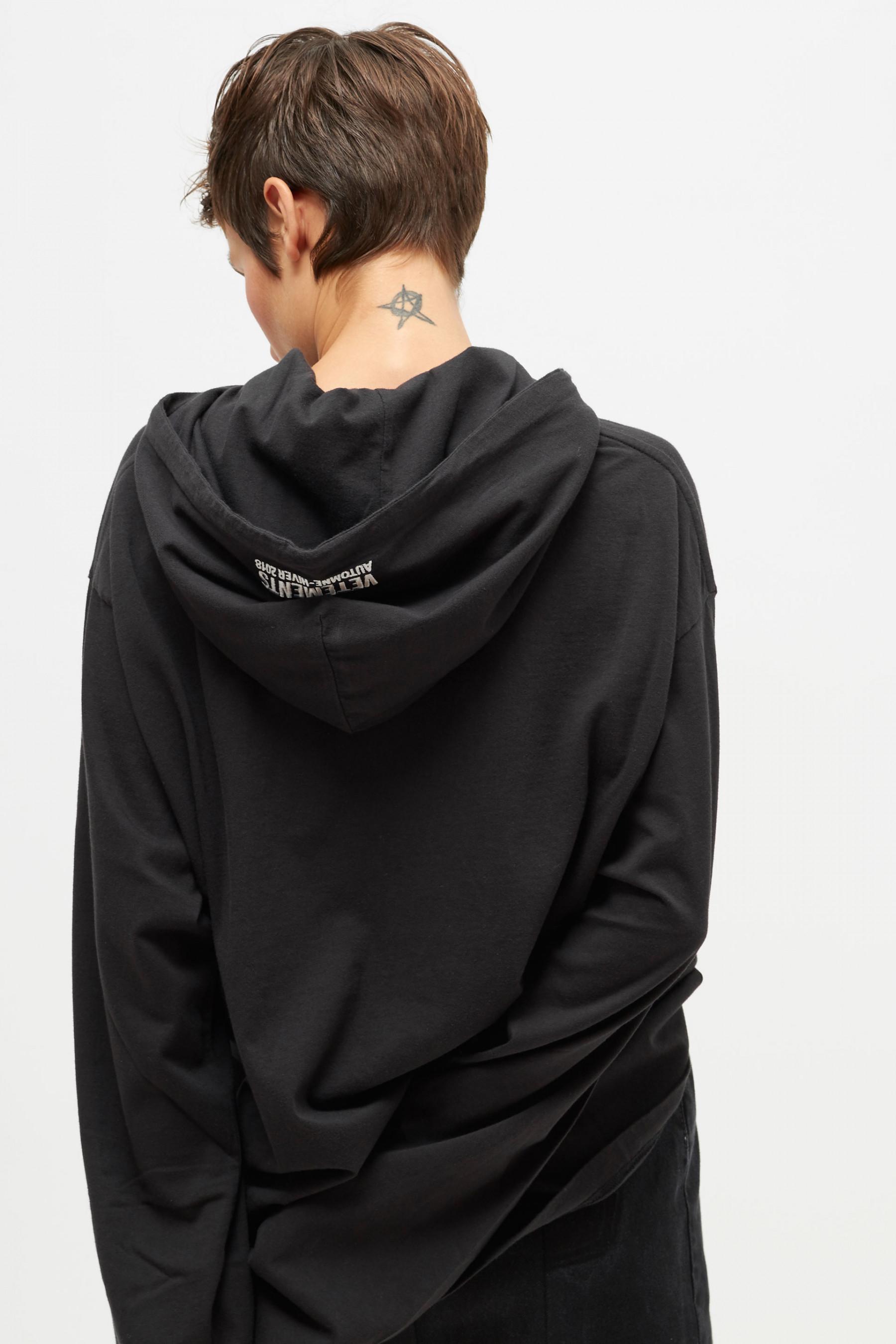 Vetements Titanic Hoodie in Black | Lyst