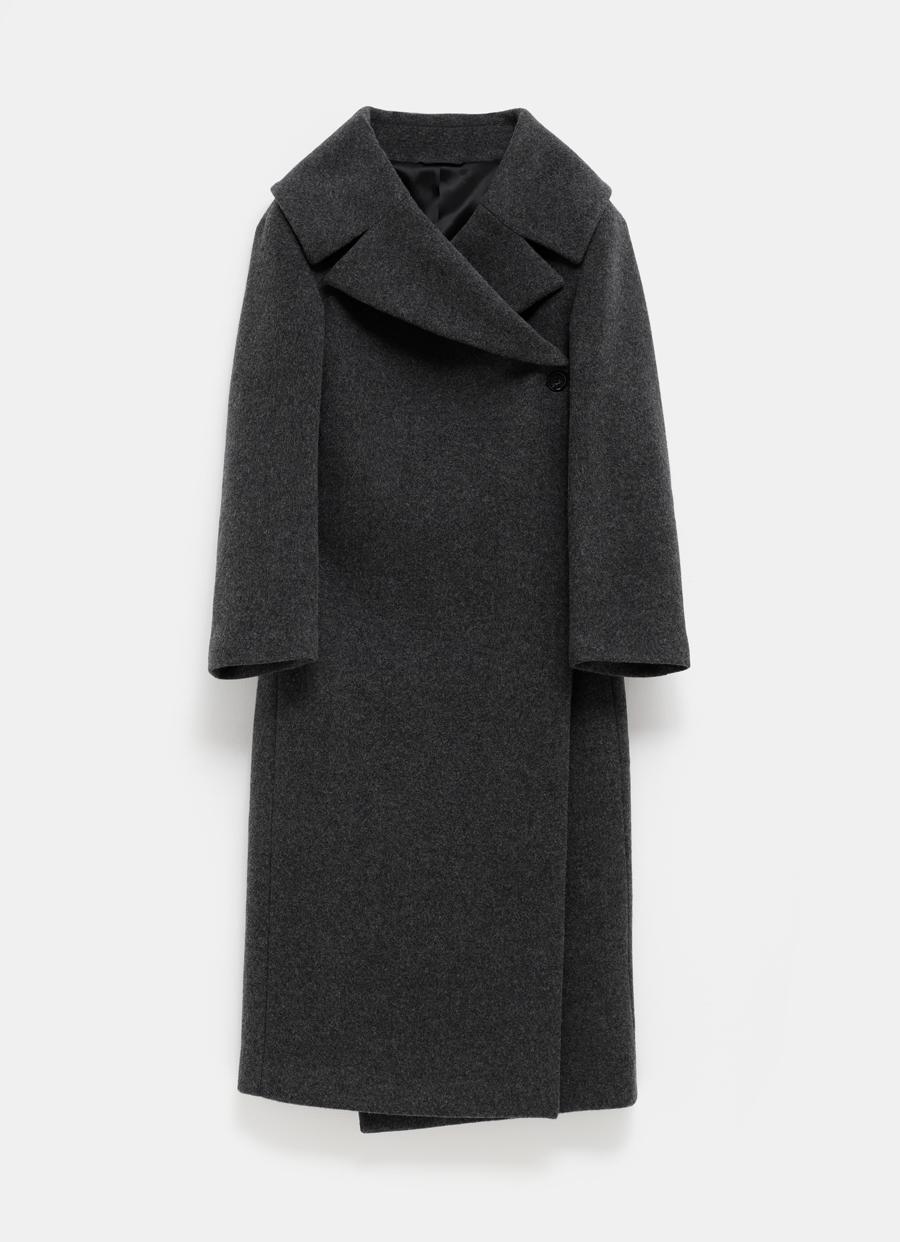 Felt wrap coat sale