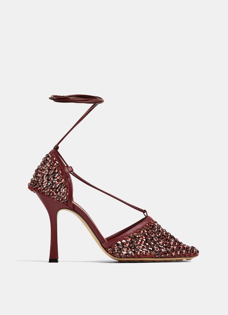 Sarah flint Tie-Up Leather Sandals in Brown (Saddle/Bark) | Lyst
