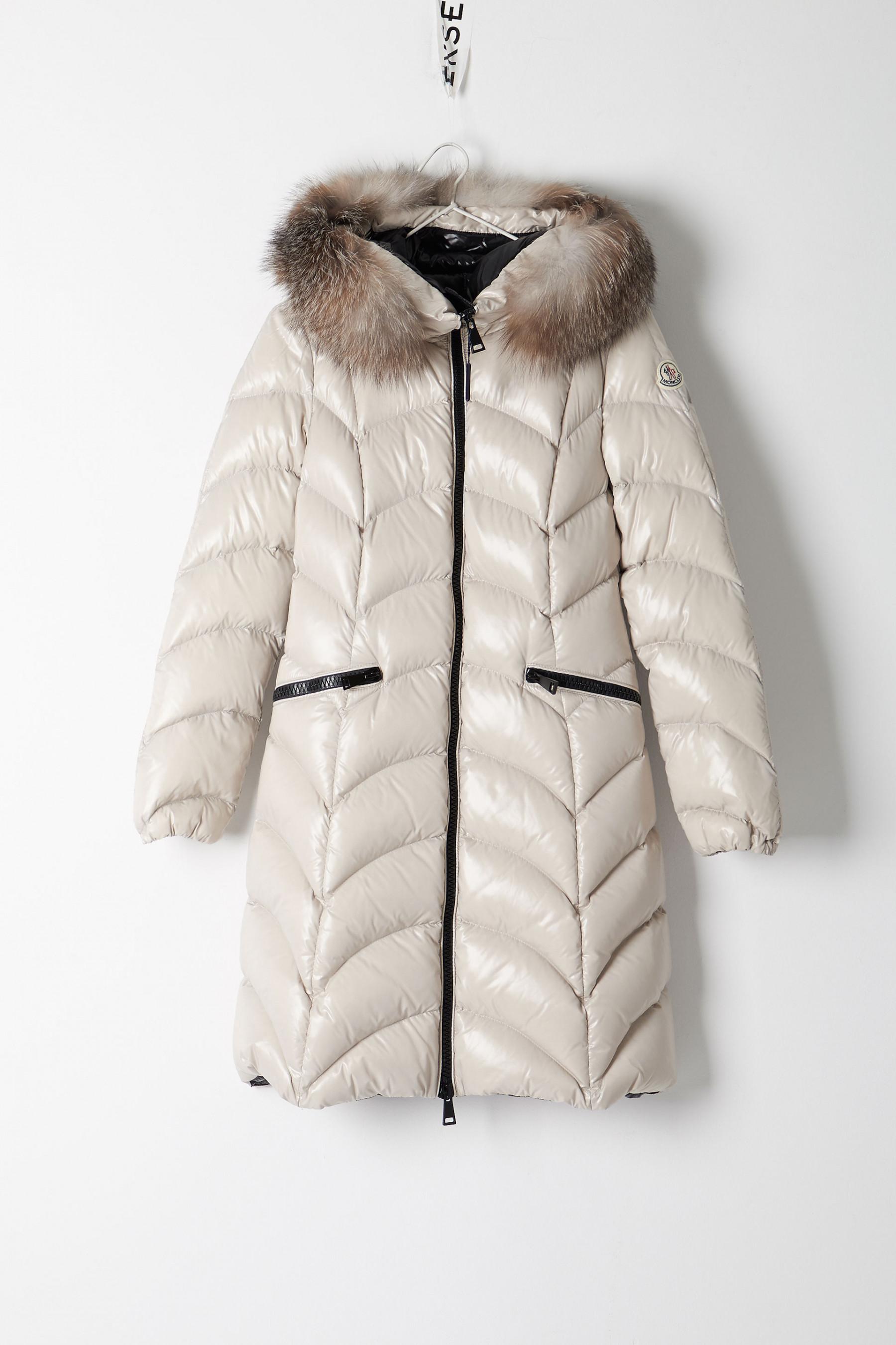 Moncler Synthetic Albizia Coat in Camel (Natural) - Lyst