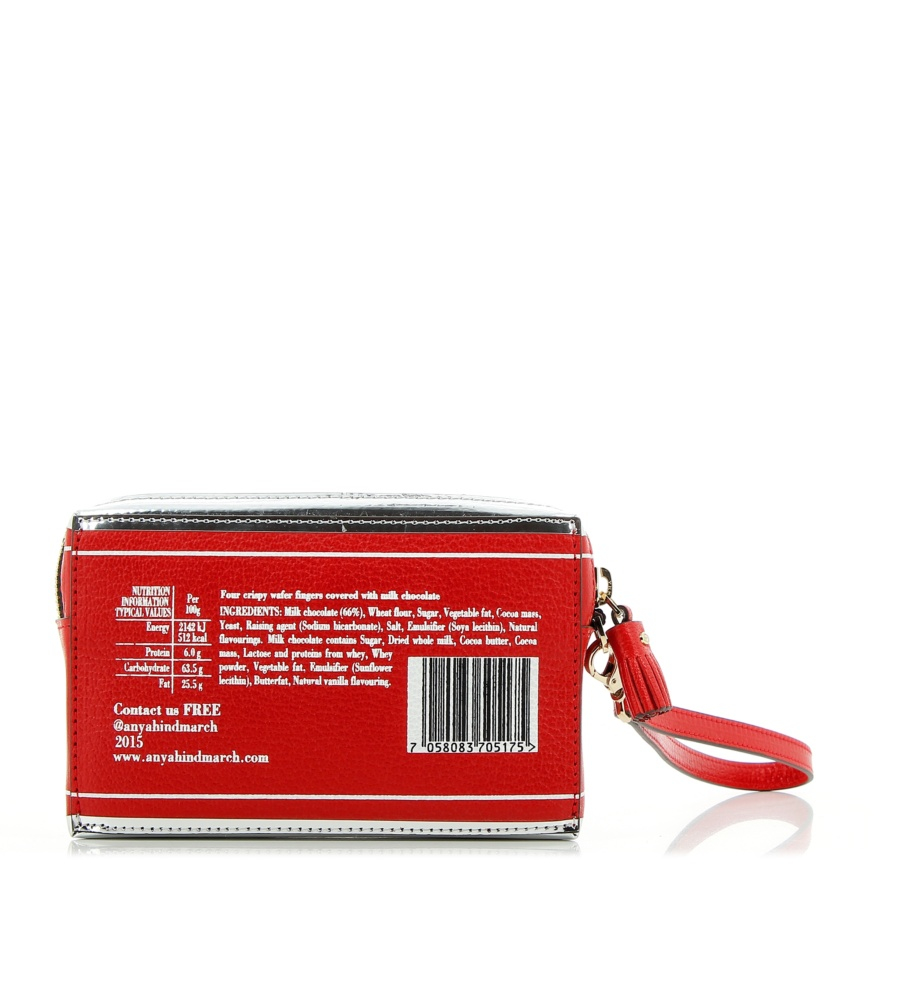 Lyst Anya Hindmarch Kitkat Clutch in Red