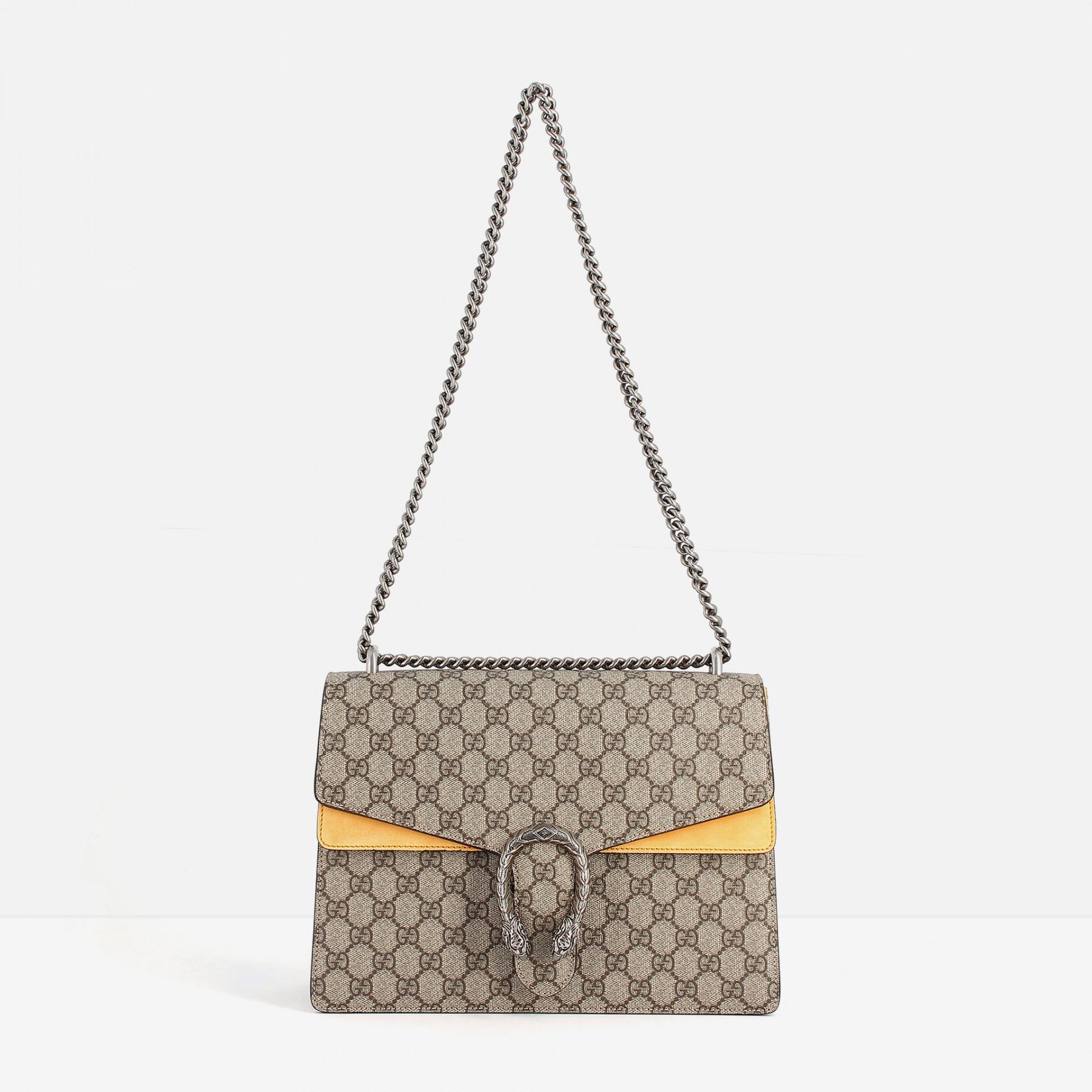 gucci yellow dionysus bag