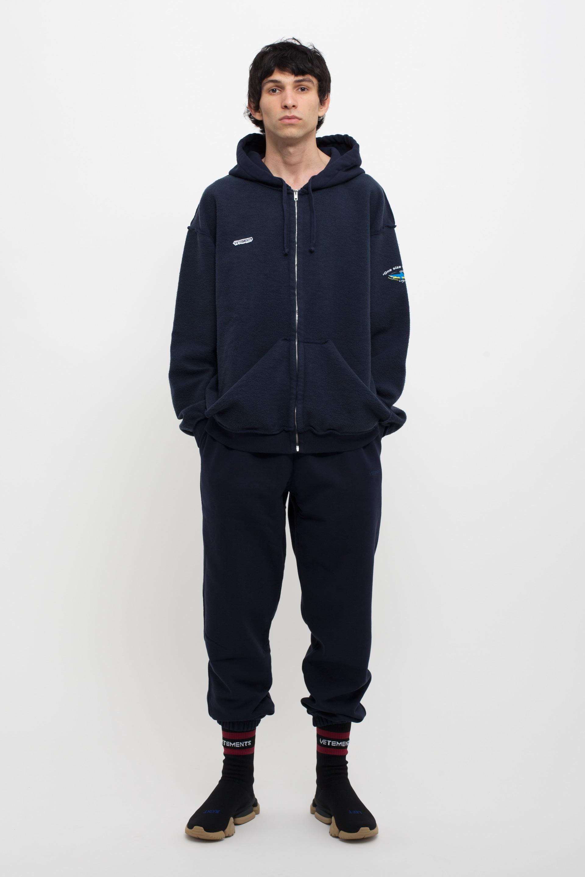 vetements shark hoodie