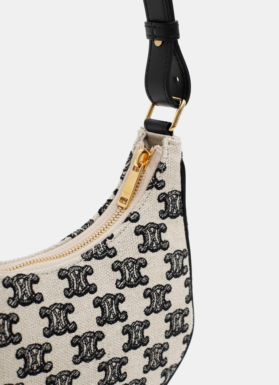 Celine Triomphe Monogram Bags Now Come In Black Embroidery