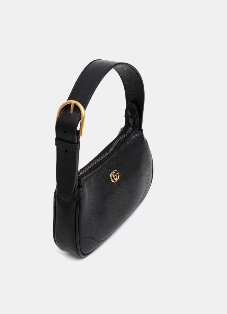 Gucci Aphrodite Mini Shoulder Bag in Black