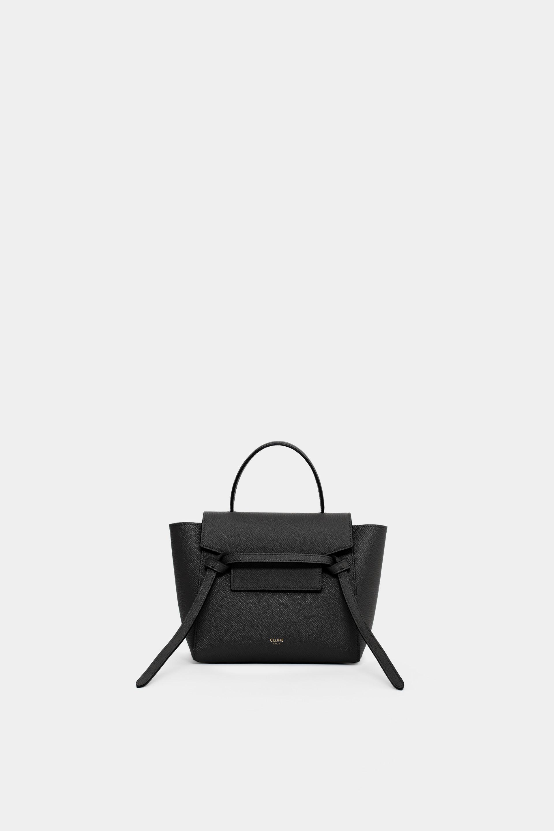 celine nano belt bag black