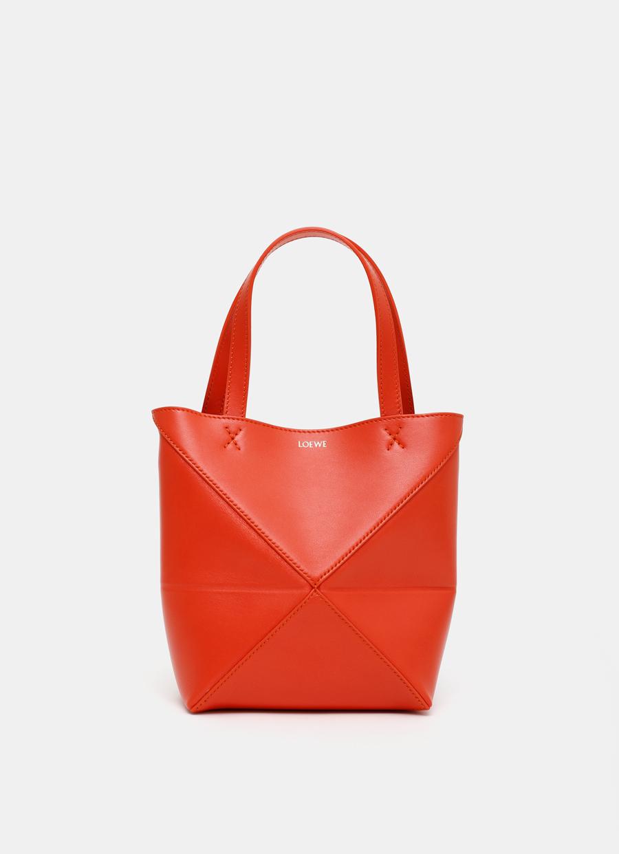 Loewe Mini Puzzle Fold Tote in Orange Lyst Canada