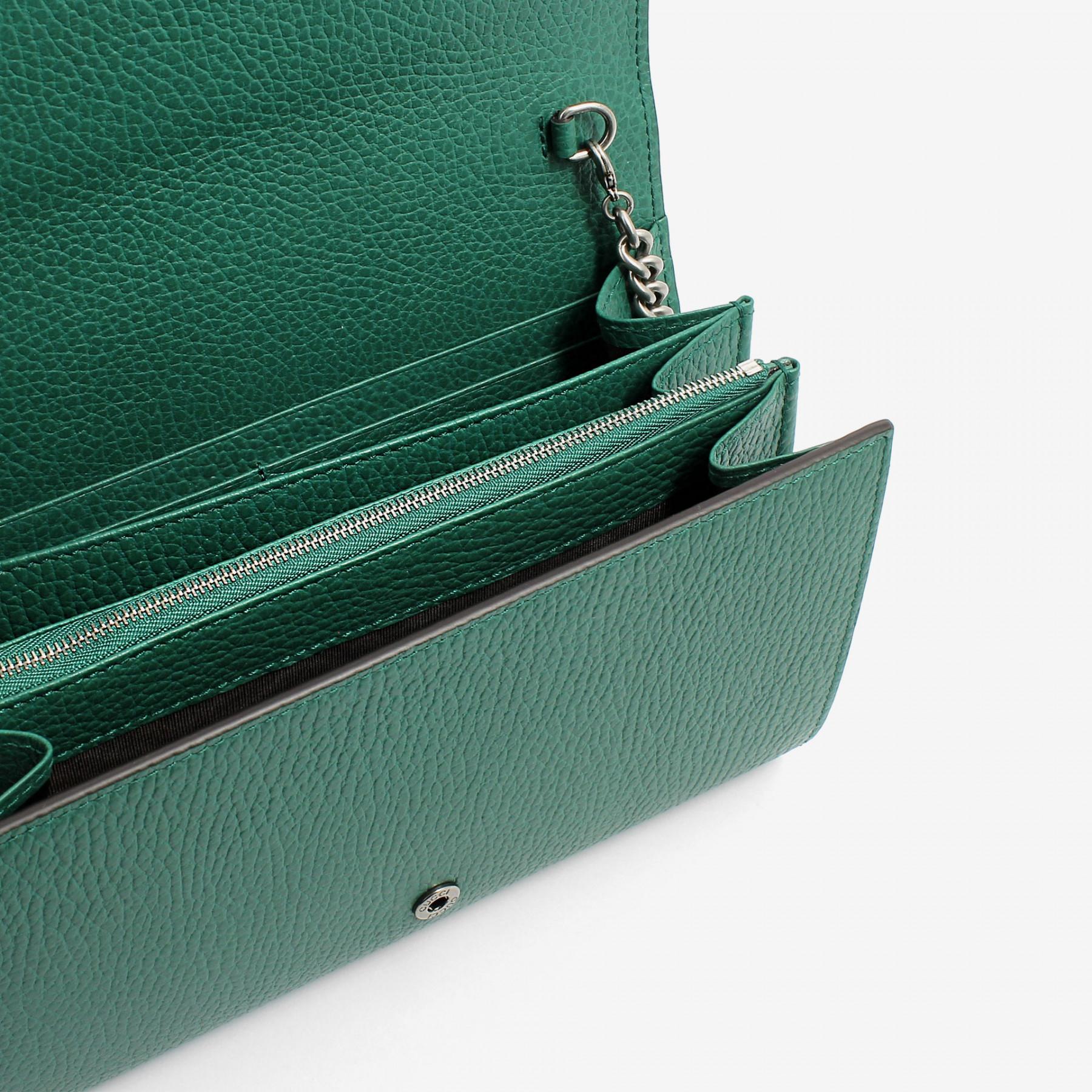 gucci dionysus wallet on chain green