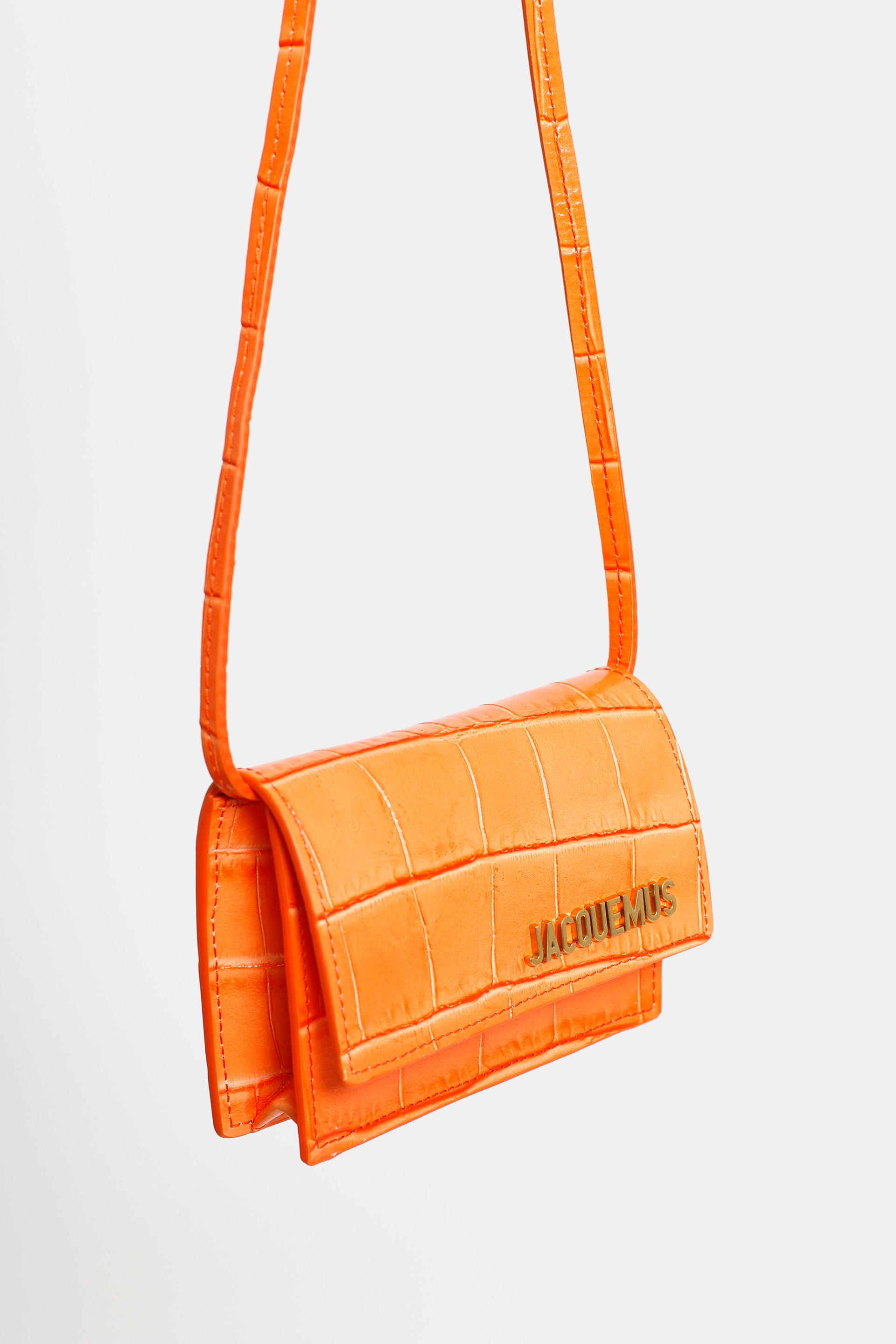 jacquemus orange mini bag