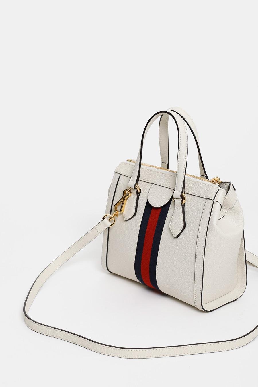 Gucci Ophidia Small Shoulder Bag in White